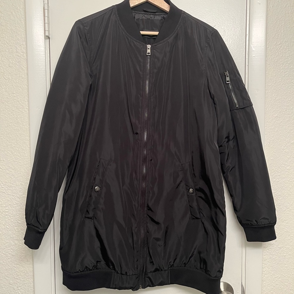 Oversized bomber jacket